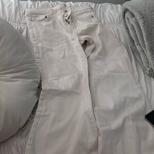 Forever 21 White Flare Jeans